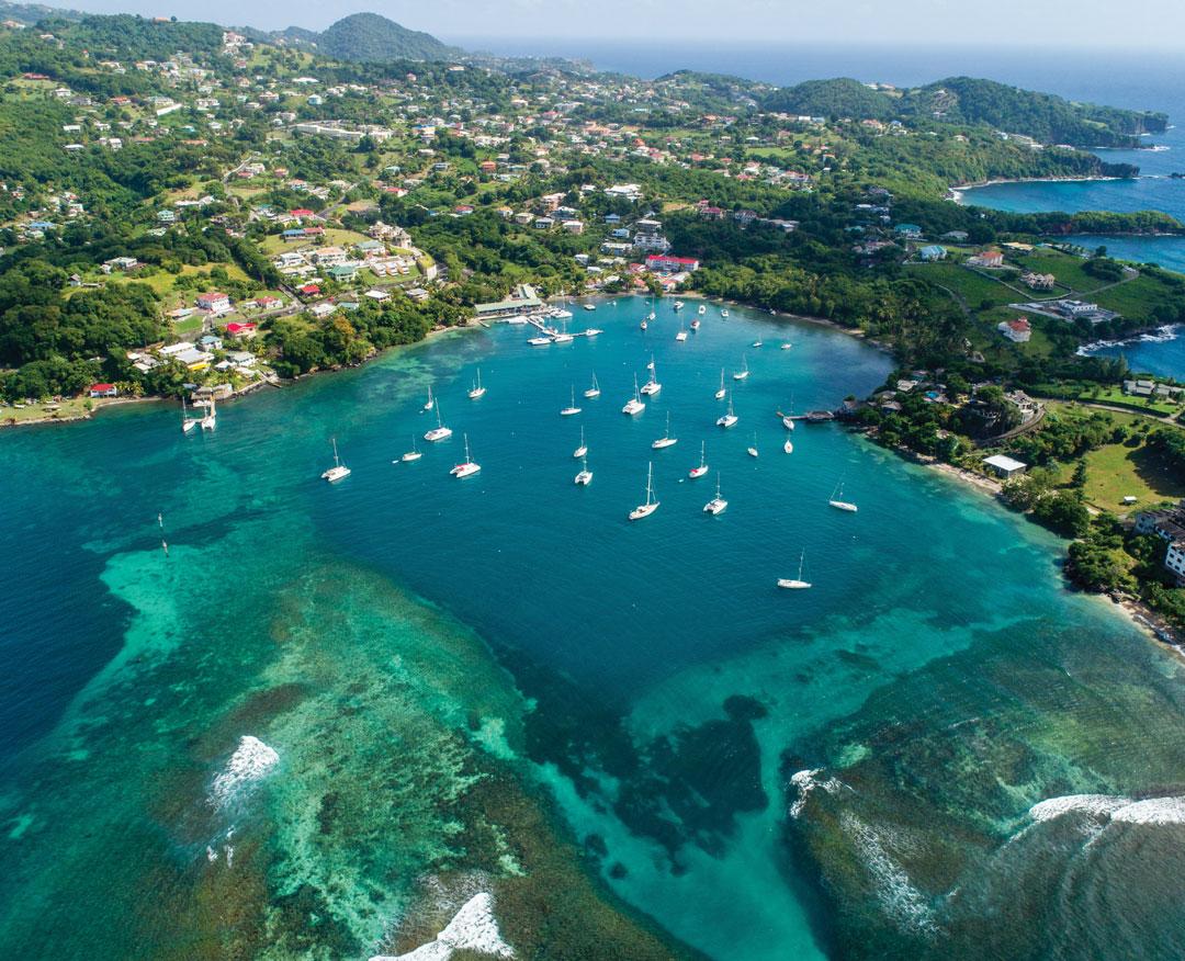 Blue Lagoon Hotel & Marina from the air